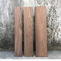 우드슬랩상판 목재 우드 합판 블랙 월넛 나무 블랭크 블록 1 개 과일 피자 커팅 보드 키보드 블랭크목공 카펫, 60x15x2cm