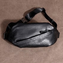 30대 남자슬링백 메신저 가죽 크로스백 리얼 가죽 브라백 남 가방 남 힙색 순소가죽 러닝 형