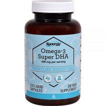 Vitacost Synergy 오메가3 DHA 1회 제공량당 500mg 액체 120정