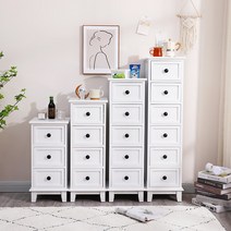 틈새서랍장 우드 엔틱 보관함 악세사리 수납 침실, A