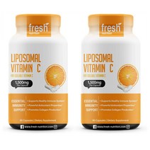 Fresh Nutrition Liposomal Vitamin C 프레쉬뉴트리션 리포조말 비타민 C 1500mg 90캡슐 2개
