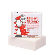 뉴질랜드 고트 Goat 마누카꿀 산양유 비누 바 100g, 7팩