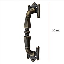 샷시 방문 프젝트창 손잡이 교체 방문 문고리 잠금핀 폴딩도어 히든도어 수입가구 문 손잡이 녹색 청동 빈티지 옷장 캐비닛 서랍 가구 하드웨어, 협력사, a