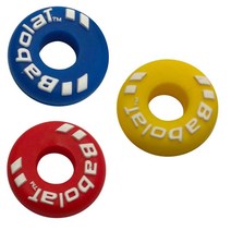 3x 테니스 라켓 진동 댐퍼 플레이어, 2.3cmx0.7cm, 실리콘, 빨간색과 노란색과 파란색