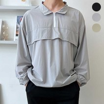 남자 아노락 트레이닝 상의 긴팔 티셔츠 데일리 코디