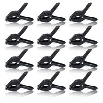 탈포기 진공탈포기 수동탈포기 12Pcs 사진 헤비 듀티 모슬린 클램프 부스 배경 스탠드 클립 고정 및 녹색 화면, 12팩