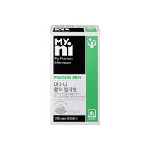마이니 멀티비타민 남성멀티비타민 멀티비타민포맨 엽산 60정, 1000mg