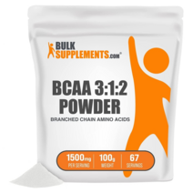 벌크서플리먼츠 BCAA 3:1:2 100g BulkSupplements Vegan Powder 3.5 oz, 상세내용참조, 없음