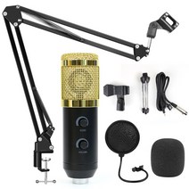 마이크스탠드 유튜브 방송용마이크거치대 microfono bm 900 usb 가라오케 스튜디오 bm 800 콘덴서 for computer 녹음 bm800 mic with, 비엠 900골드