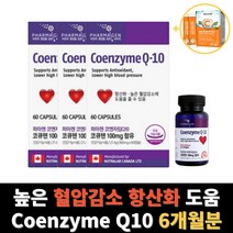 코엔자임 Q10 혈압영양제 코 큐 큐텐 coq10 6개월분