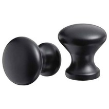 이케아 IKEA 손잡이2P 블랙 지름20x21mm 알루미늄, 2개