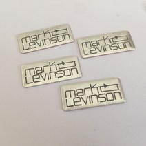 마크 레빈슨 자동차 하이파이 스피커 오디오 배지 스테레오 엠블럼 스티커 스타일링 액세서리 2 개입 5 10, [02] 5pcs, 02 5pcs