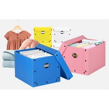 물류 창고 재고정리 뚜껑있는 단프라 박스 사무실, 1개, 중형 흰색