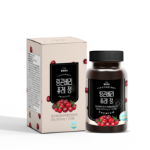 웰빙곳간 링곤베리 퓨레 120정 4개월분 식약처인증 HACCP 인증, 120개