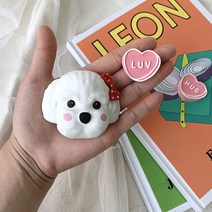 이온캔들 리본 말티즈 석고방향제, 엉덩이, 다우니