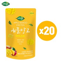 자연생각 애플망고 아이스티 190mlx20팩, 190ml, 20개