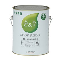 노루페인트 순수 수성 내부용 4L 백색 조색 친환경 DIY 벽지, 화이트와인
