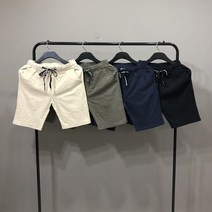 맨스토리 [기획 S-2XL] 마스판 린넨 밴딩 5부 반바지