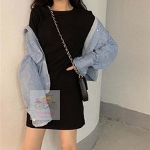 포미포유 LKO410 미니 원피스 민소매 3컬러 라운드