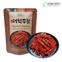 강원도산골더덕무침 강원도 산골 더덕무침 100gX5팩, 단일옵션, 5팩, 100g