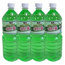 탑크린 에탄올 사계절 워셔액 1.8L 강력세정, 4개