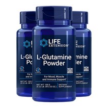 라이프익스텐션 L-글루타민 파우더 분말 100g 3개