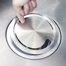 [스텐팩토리] 주방 싱크대 배수구망 음식물 걸음망 커버세트, (NEW)시그니처 거름망+커버 세트, 선택:씽크거름망+커버 세트