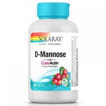 크라낙틴 함유 solaray d-mannose - 60 식물성 캡슐 요로건강 크랜베리