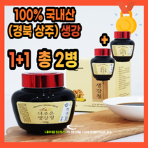 생강청 기관지 호흡기 환절기 비염 기침 천식 가래 목 만성 염증 에좋은 차 음식 목이칼칼할때 160g, 2+2 총 4병