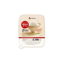 CJ 사각 큰햇반 300g 1개입 비상식량 자가격리필수품, 1