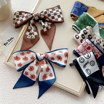 (앙상블) 스프링 실크 방도 스카프 쁘띠 미니