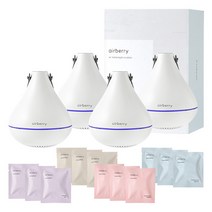 에어베리 스마트 의류관리기 향기순환 4 SET 옷장 드레스룸 냄새 제거 방향제 관리템, 라벤더6+런던프리지아6