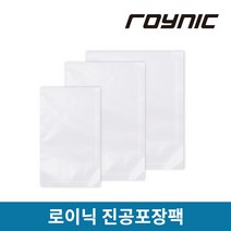 로이닉 가정용 무선 진공포장기 비닐 진공팩, 로이닉 진공포장팩 중형 10장