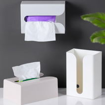 벽걸이 각티슈 디스펜서 대형 사각 곽티슈 냅킨 휴지 화장지 통 케이스, 케이스 대형, 1개