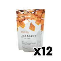 올가니카 그대로쫀득고구마 디저트간식 100g, 12개