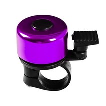 산악 합금 컬러 플랫 자전거 벨 작은 경적, T07-Purple
