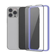 케이안 아이폰13 / 13프로 풀커버 강화유리 액정보호필름 베이직, 상세페이지 참조