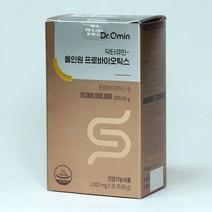 인큐텐 닥터큐민 올인원 프로바이오틱스 2 000mg x 30포(60g)+물병, 닥터큐민 올인원 프로바이오틱스 30포 2팩