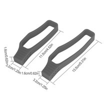 자전거 체인 2Pcs 도로 자전거 체인 스테이 가드 프레임 수호자 보호 링 슬리브 액세서리, 03 Dark Grey