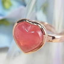 고양이의 꿈 보석 품질 잉카 로즈 아르헨티나 산 밤 행복 하트 장미 빛 인생 연애운 결혼 운 링 반지 천연석 SILVER 925 핑크 골드 각인 들어가고 천연석로드 크로 사이트 선