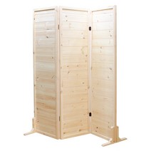 아이베란다 레드파인 3단 접이식 원목파티션, 3단접이식 파티션_1500x1800mm(지지대별도)