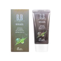 이켈 스네일 보습 파운데이션 기초화장 베이스 물광 재생 비비 bb 크림 50ml