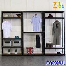 Foryou141 지후 스탠다드 선반 행거 4단 앵글 철제 조립식, 화이트