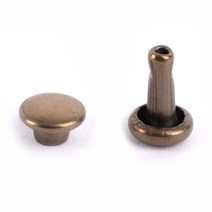 가시메알 양면 6X9MM - 청동 50세트, 단품