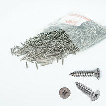 직결피스 접시머리 1종피스 스텐피스 접시머리피스 철판피스 직결나사 접시머리 양날피스 봉지판매, 접시머리 1종 피스 (스텐), 6 x 16(300개)