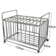 롤카트 철대차 바퀴달린 대형 택배 대차 물류 센터 창고 롤테이너, 잠금버클녹색철제소형황동잠금장치