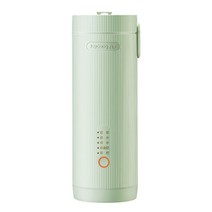 두유제조기 두유메이커 콩물 죽 가정용 제조기 Joyoung-미니 두유 메이커 300ml 휴대용 식품 블렌더 1 인용 믹서기 다기능 주스 끓는 물 그라인딩, [02] green