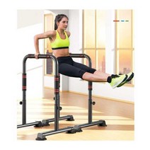 평로라 안전바 사이클 로라 손잡이 그네 라이딩 홈트, 검빨간색 조절식 평행봉