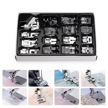 미씽 오바로크 미싱독학 오바로크 미싱 미싱기름 공업용오버록 오바로크미싱 미싱 16pcs 재봉틀 노루발 피트 키트 상자 세트 형제 가수 janom 재봉틀 발 도구 재봉 41