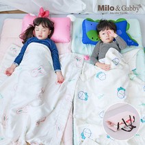 밀로앤개비 [밀로앤개비] 분리형 모달 사계절 어린이집 낮잠이불 미니베개 세트, 리틀캐리커처 로라/미니 밤비1마이크로미니1